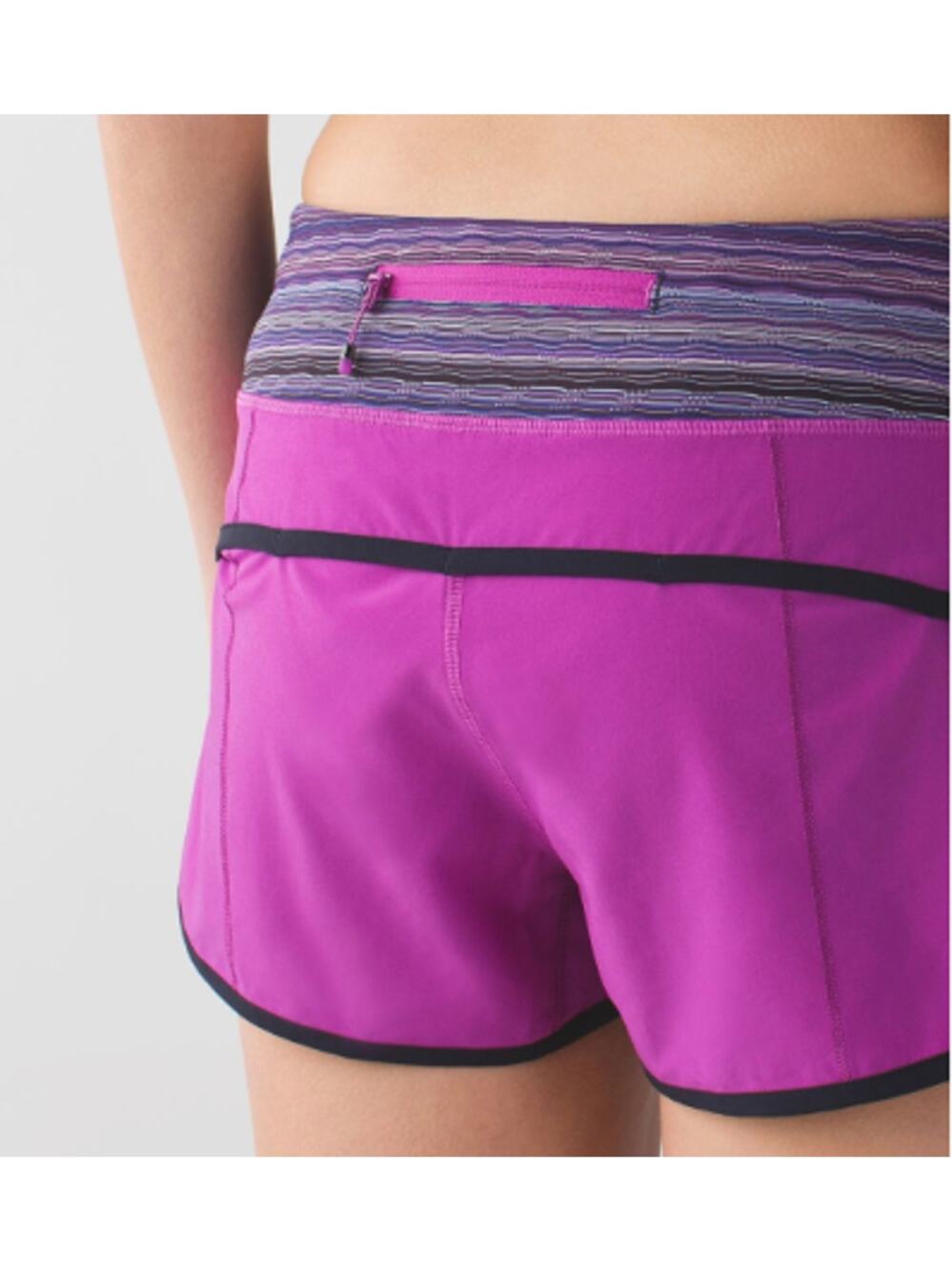 Lululemon Speed Up Shorts 2.5" Lined Ultra Violet Size 4 EUC Rare